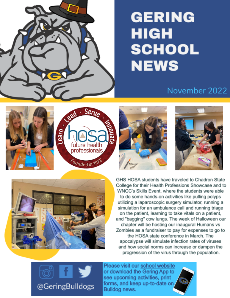 GHS November 2022 Newsletter