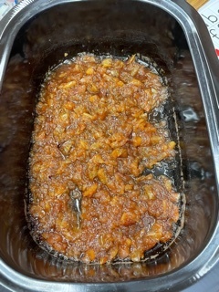 Finished applesauce