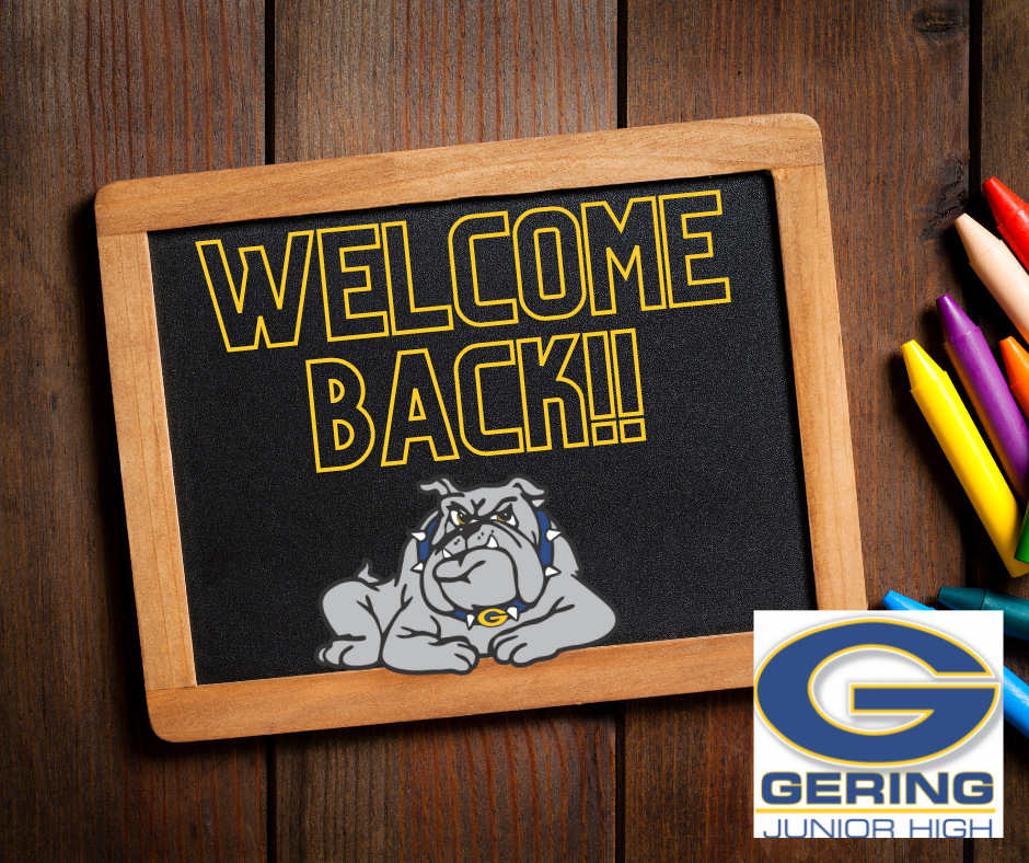Welcome back sign!
