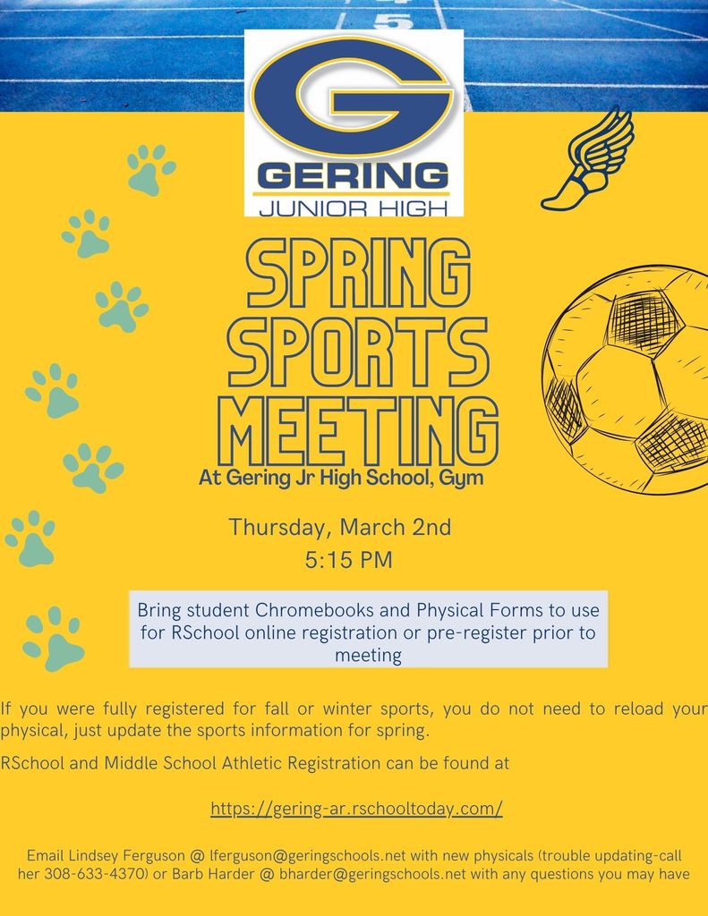Spring sports meeting